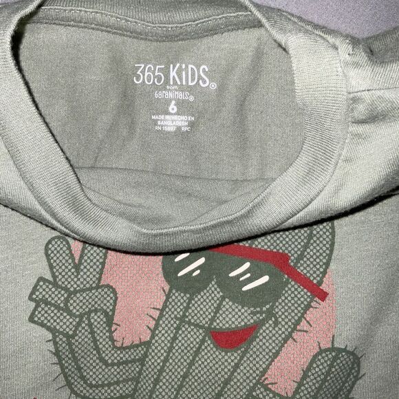365 kids from garanimals boys t-shirt size 6 - Picture 3 of 4